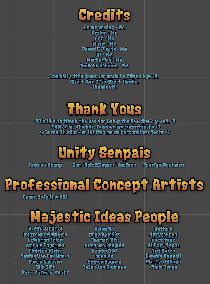 horns of fury credits